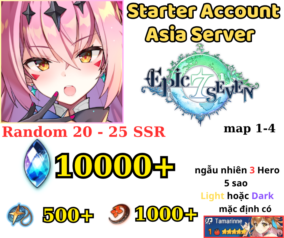 [ASIA]Epic Seven 10K+ Skystone 